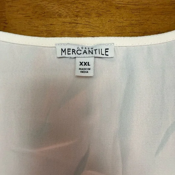 J. Crew Factory Cream Tank Top XXL - Picture 2 of 4